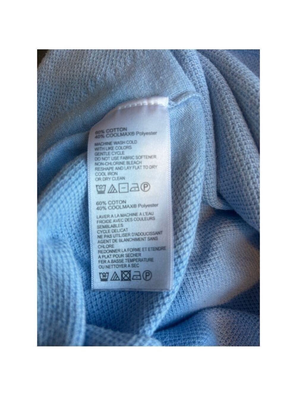Men's Tommy Bahama Island Zone Light Blue 1/4 Zip Sweater L - Picture 9 of 10
